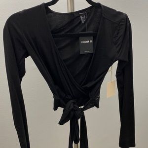 NEW W TAG Black long sleeve top